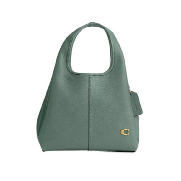 NWT Coach Lana Shoulder Bag 23 In Sage Pebbled Leather CM545 - Picture 1 of 7